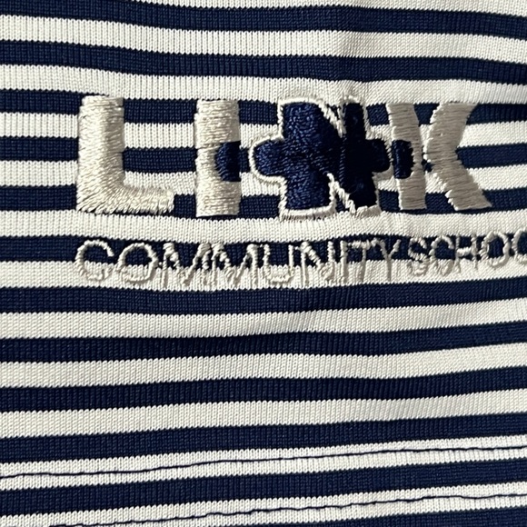 Donald Ross Striped Mens Polo Golf Tennis Short Sleeve Summer Shirt - Picture 4 of 5